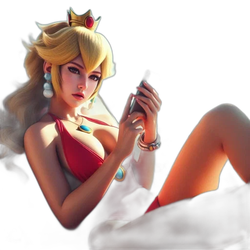 dress, crown, concept art, fantasy art transparent PNG cut-out