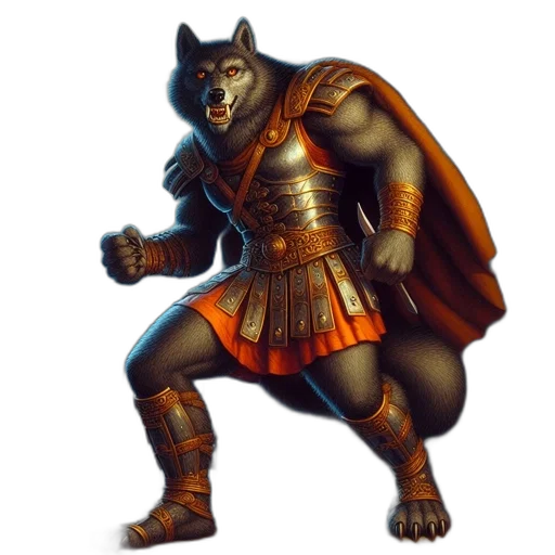animal, fantasy art, concept art, comic book art transparent PNG cut-out