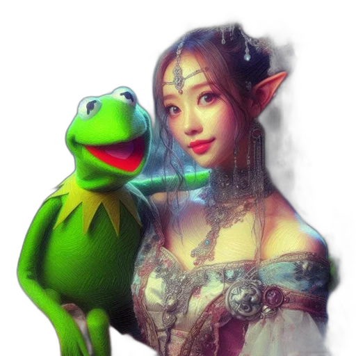 dragon, dress, mask, face transparent PNG cut-out