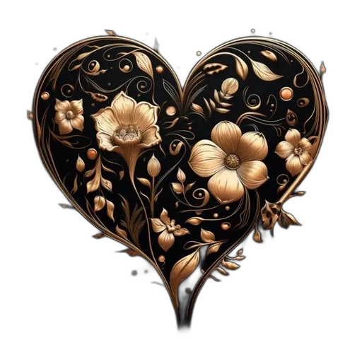 food, photorealistic, metallic, gold transparent PNG cut-out