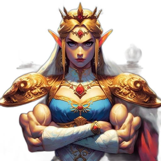 crown, jewelry, staff, face transparent PNG cut-out