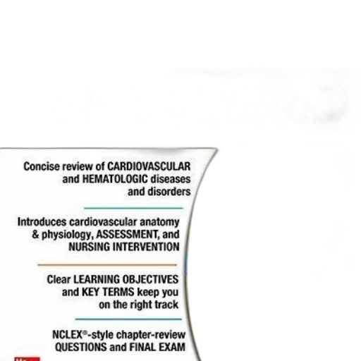 book, titled, cardiovascular, nursing transparent PNG cut-out