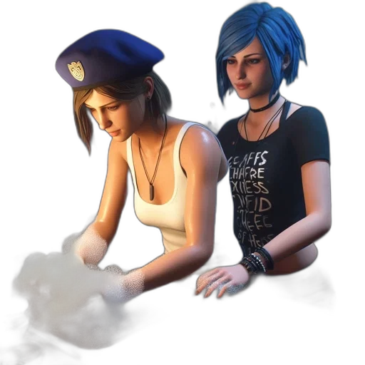 staff, hat, concept art, 3d render transparent PNG cut-out