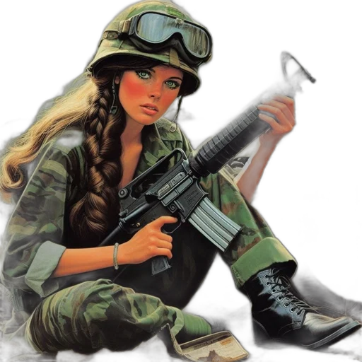 weapon, comic book art, cartoon, concept art transparent PNG cut-out