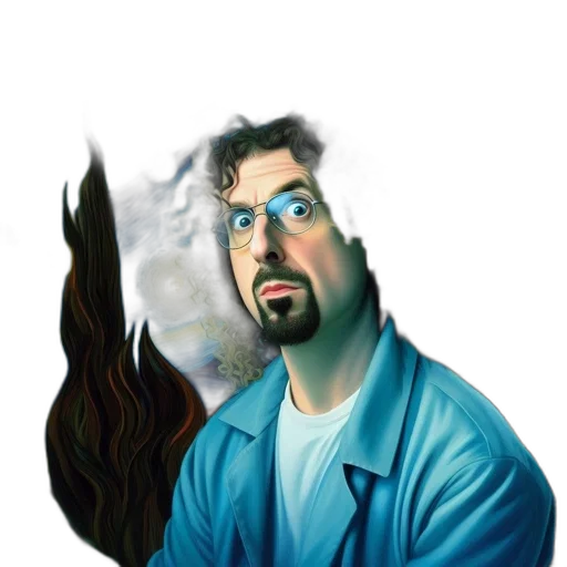 staff, hair, creature, face transparent PNG cut-out