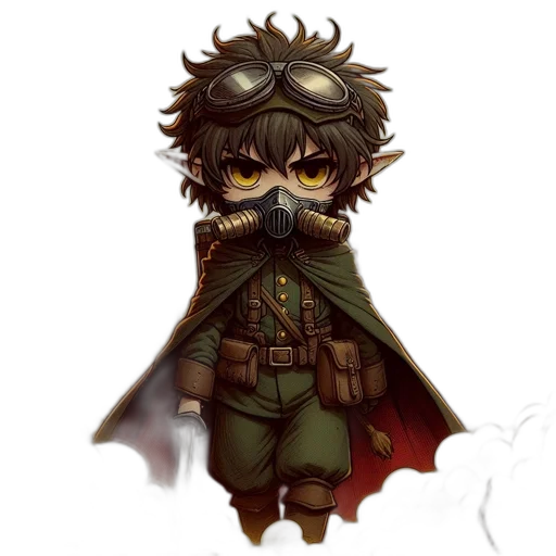 mask, staff, concept art, fantasy art transparent PNG cut-out
