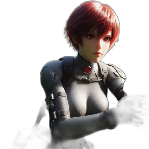 robot, weapon, face, concept art transparent PNG cut-out