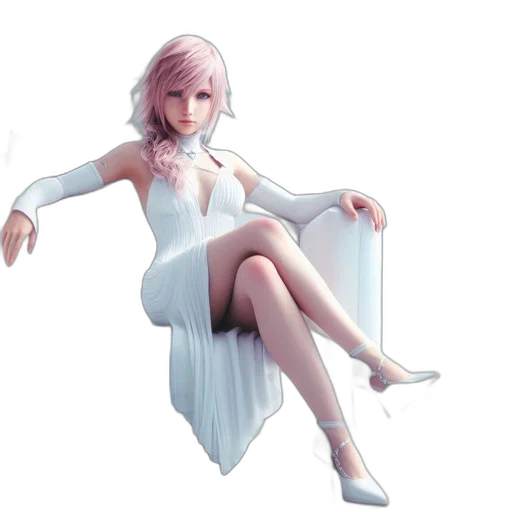 dress, robot, concept art, fantasy art transparent PNG cut-out