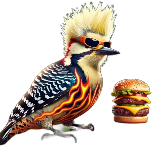 food, animal, creature, photorealistic transparent PNG cut-out