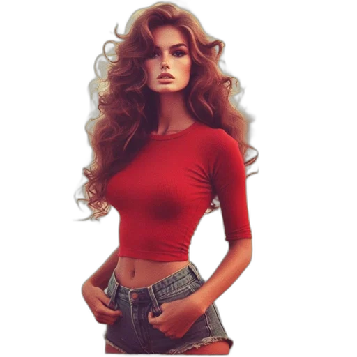 dress, hair, jewelry, photorealistic transparent PNG cut-out