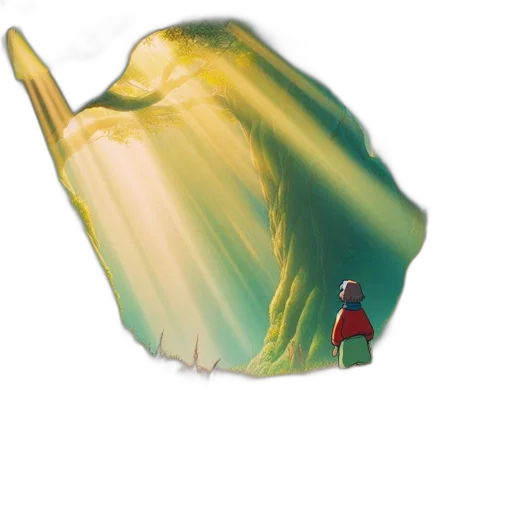 umbrella, bottle, sword, creature transparent PNG cut-out