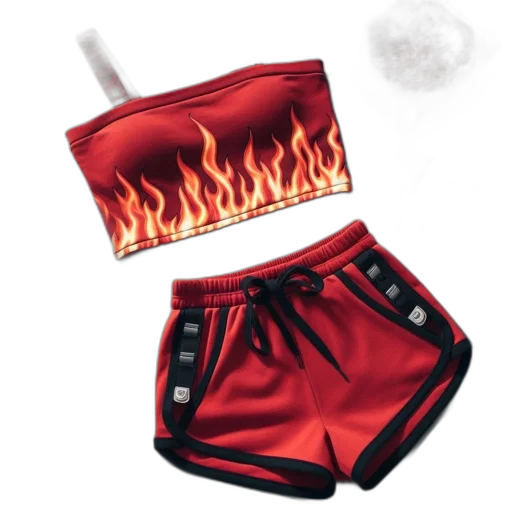 concept art, photorealistic, fire, red transparent PNG cut-out