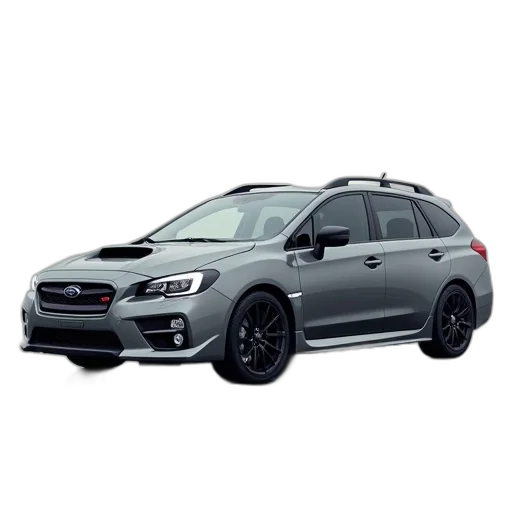 car, 3d render, 2012, subarunt transparent PNG cut-out