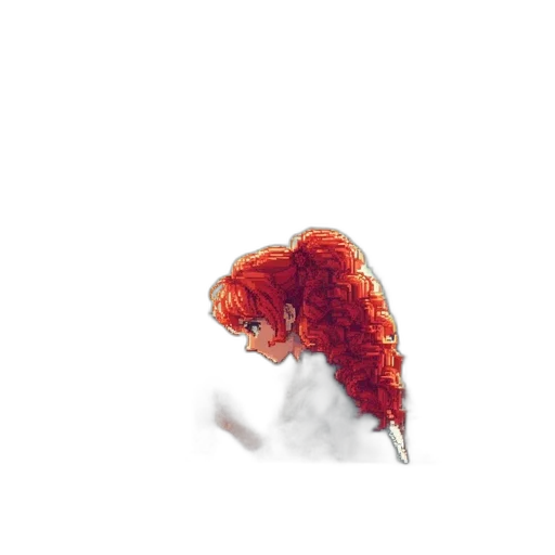hair, dragon, animal, flower transparent PNG cut-out