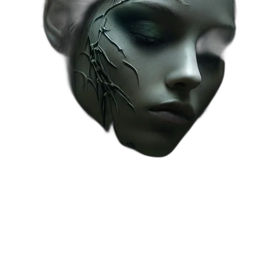 mask, face, robot, crown transparent PNG cut-out