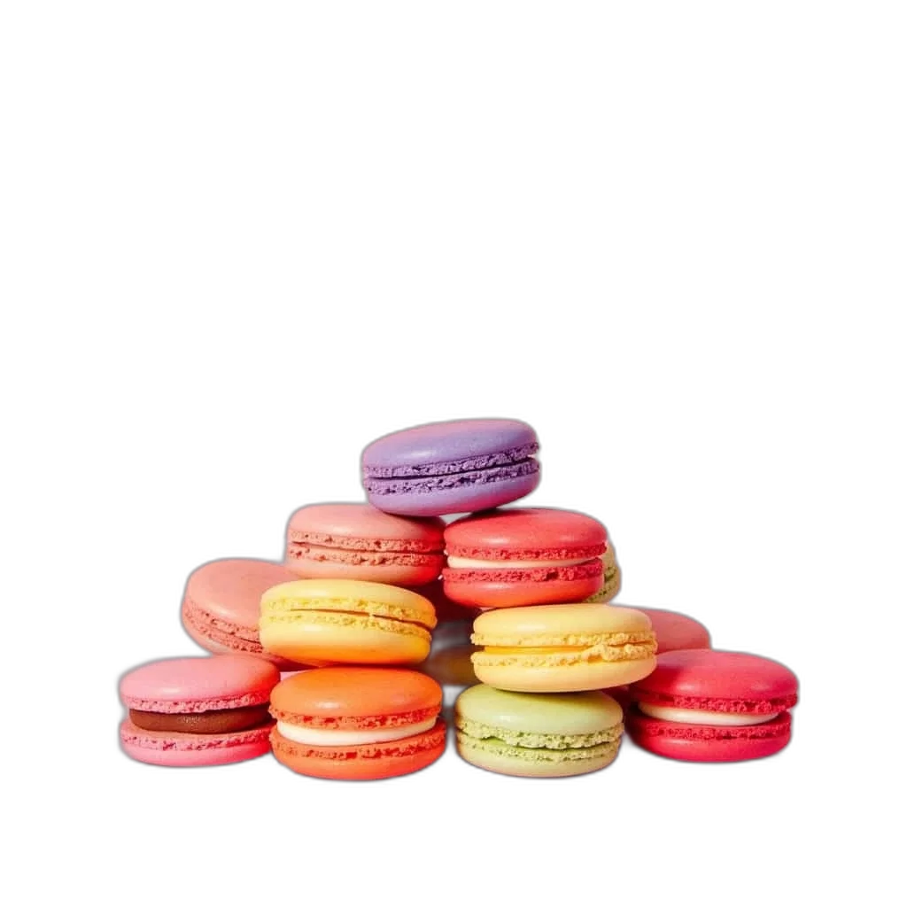 food, crown, 3d render, photorealistic transparent PNG cut-out