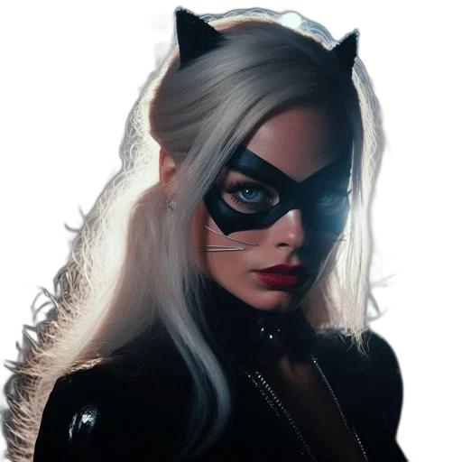 mask, comic book art, fantasy art, photorealistic transparent PNG cut-out