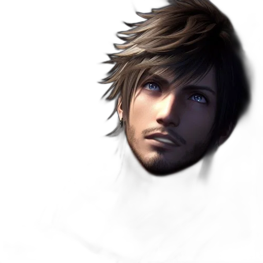 face, mask, hair, staff transparent PNG cut-out