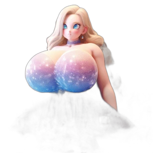 dress, robot, creature, fantasy art transparent PNG cut-out