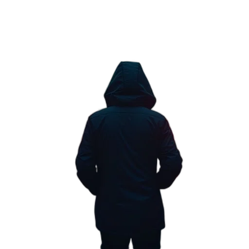 jacket, staff, face, hat transparent PNG cut-out