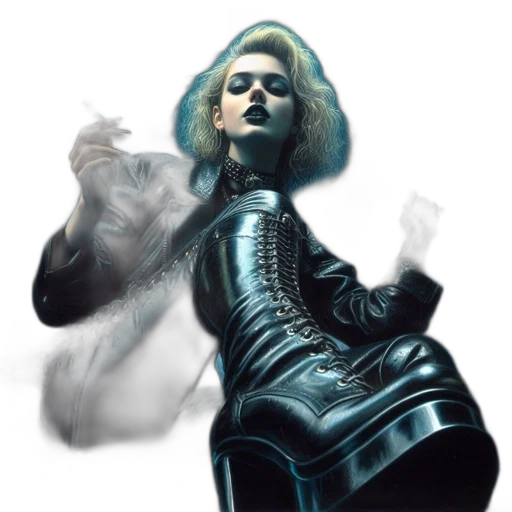 jacket, robot, cyberpunk, concept art transparent PNG cut-out