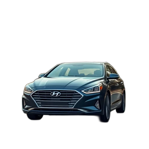 car, 2018, hyundai, sonata transparent PNG cut-out