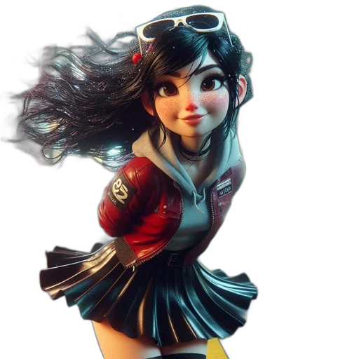 comic book art, concept art, fantasy art, 3d render transparent PNG cut-out