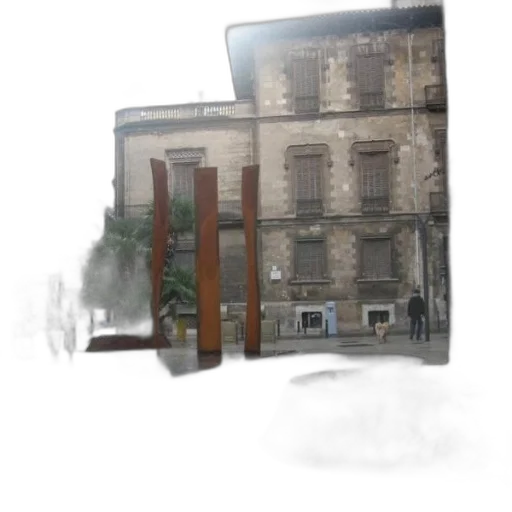 building, umbrella, furniture, staff transparent PNG cut-out