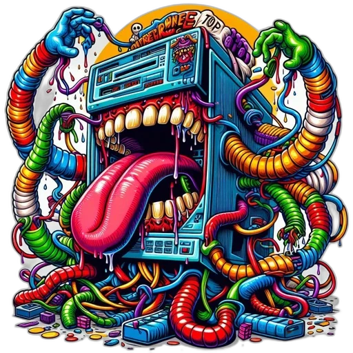 creature, food, dragon, cyberpunk transparent PNG cut-out