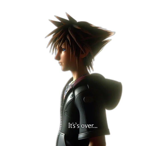 jacket, hair, staff, hat transparent PNG cut-out