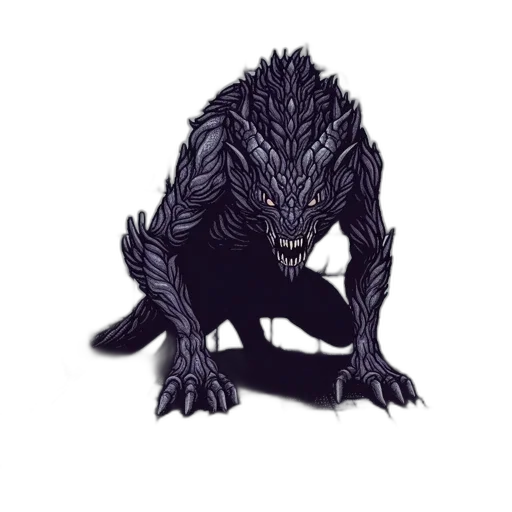 creature, dragon, animal, staff transparent PNG cut-out