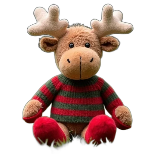 animal, plush, toy, moose transparent PNG cut-out