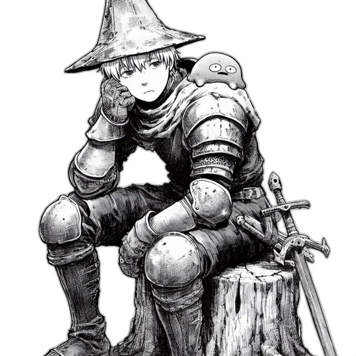 hat, sword, staff, weapon transparent PNG cut-out