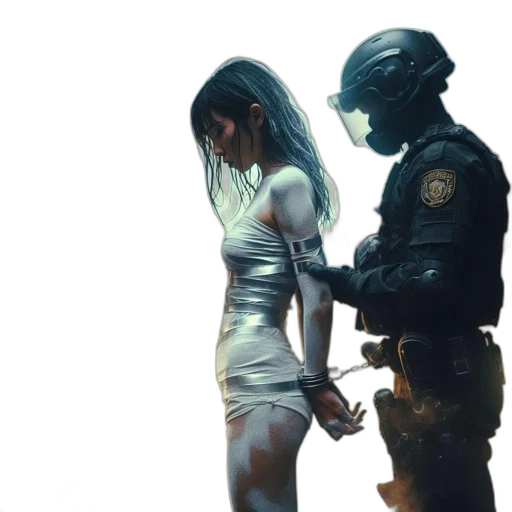 dress, robot, weapon, mask transparent PNG cut-out