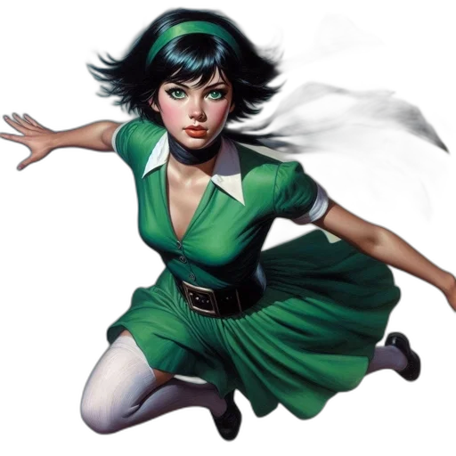 comic book art, concept art, fantasy art, cartoon transparent PNG cut-out