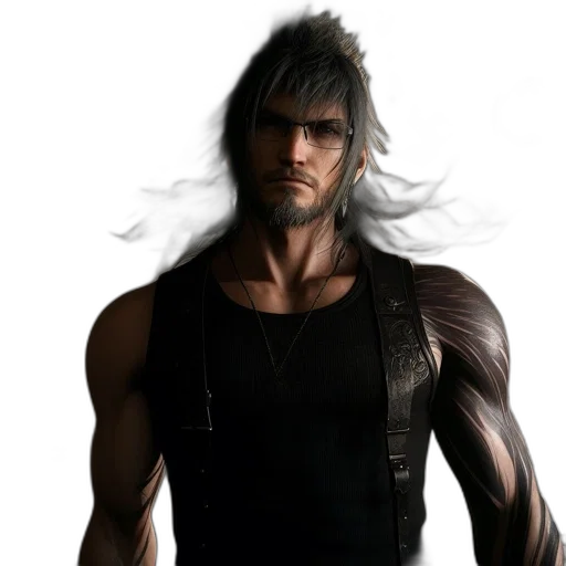 hair, concept art, 3d render, fantasy art transparent PNG cut-out