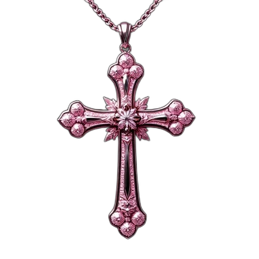 jewelry, sword, pink, black transparent PNG cut-out