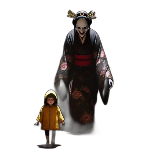creature, mask, concept art, pixel art transparent PNG cut-out