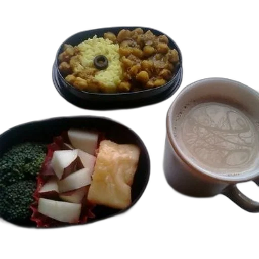 food, monochrome, bento, box transparent PNG cut-out