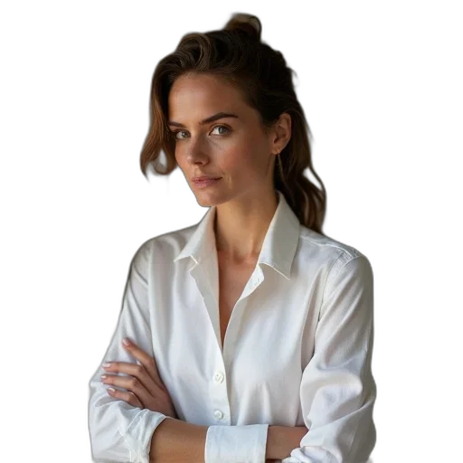 staff, jacket, jewelry, face transparent PNG cut-out