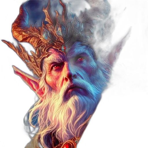 dragon, face, staff, mask transparent PNG cut-out
