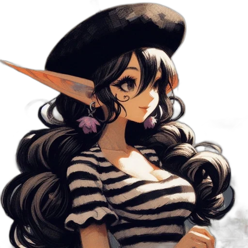 hat, staff, crown, weapon transparent PNG cut-out