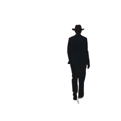 hat, jacket, staff, robot transparent PNG cut-out
