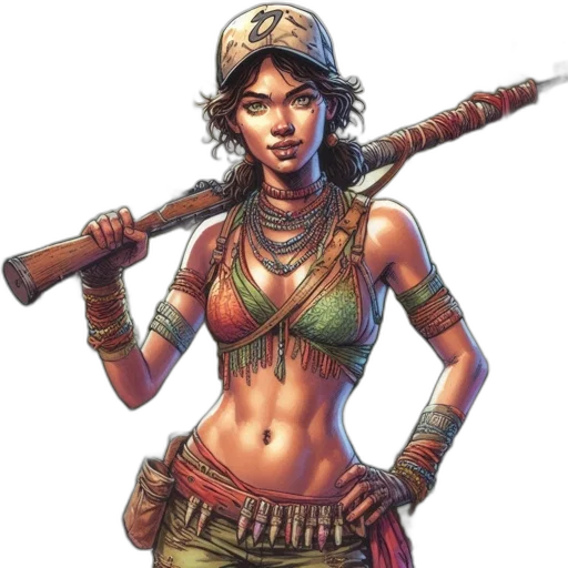 weapon, staff, comic book art, concept art transparent PNG cut-out