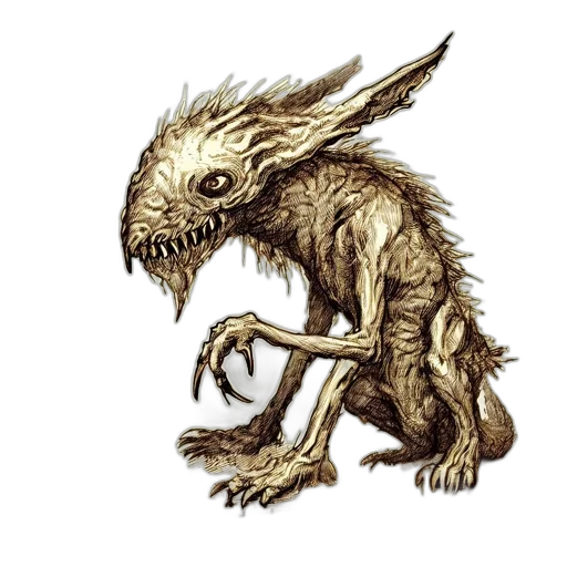 dragon, creature, staff, animal transparent PNG cut-out