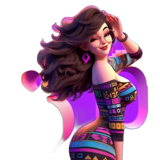 dress, hair, concept art, fantasy art transparent PNG cut-out