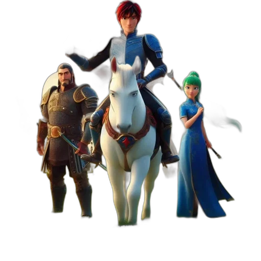 staff, sword, concept art, 3d render transparent PNG cut-out