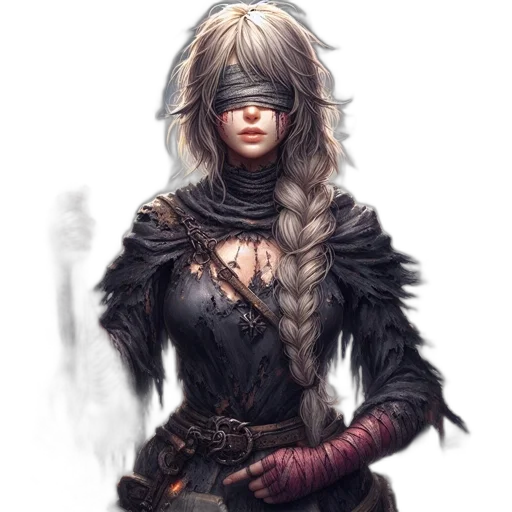 mask, face, staff, fantasy art transparent PNG cut-out