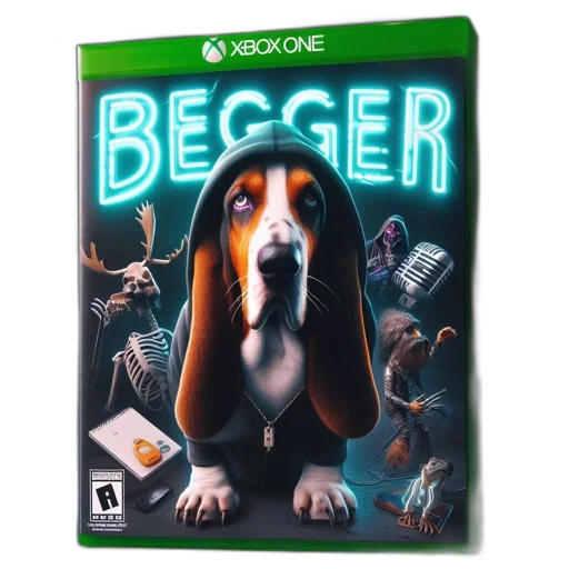 concept art, cover, art, begger transparent PNG cut-out