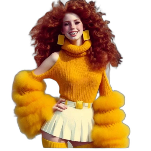 jacket, hair, dress, creature transparent PNG cut-out